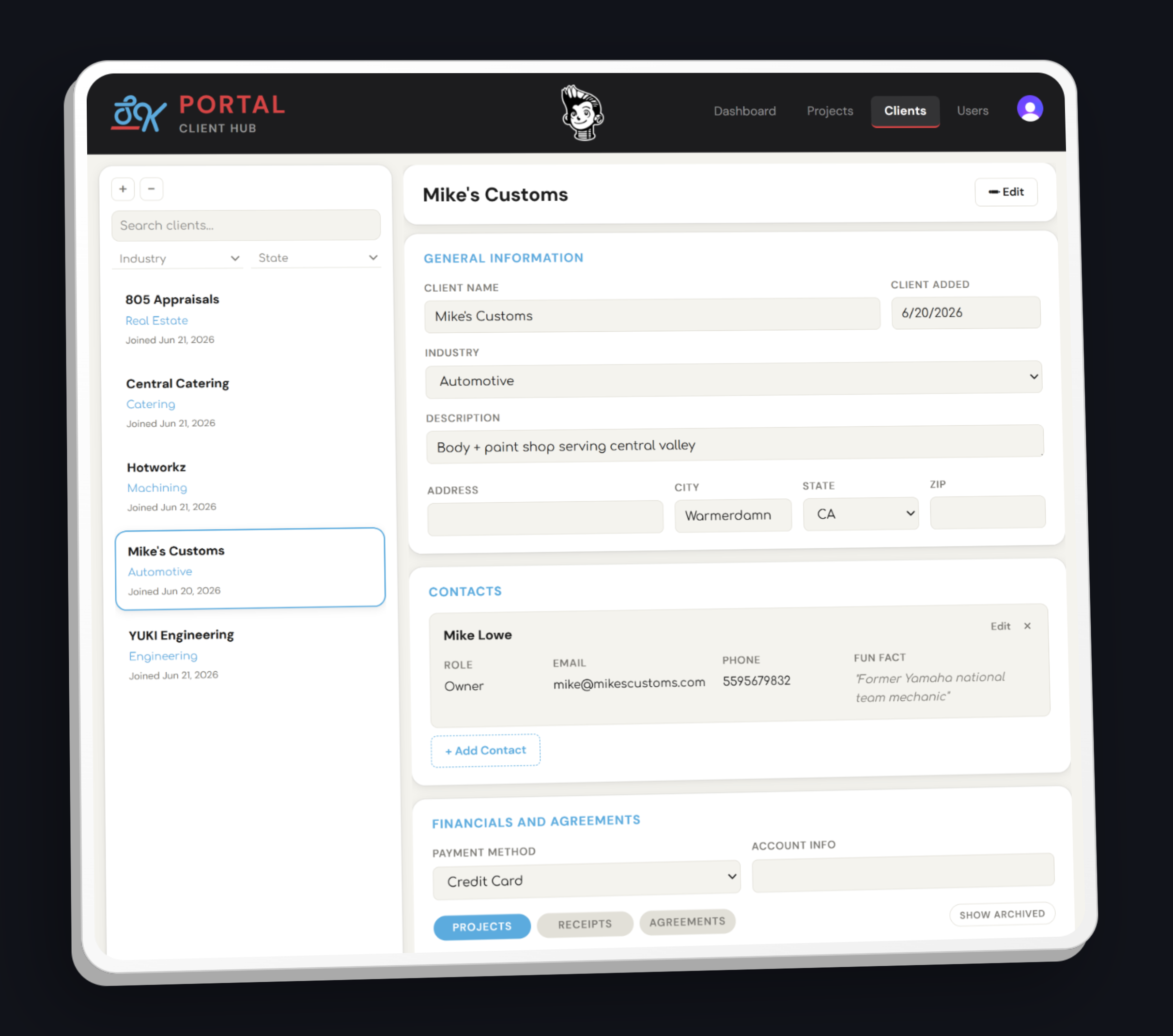 Client Management